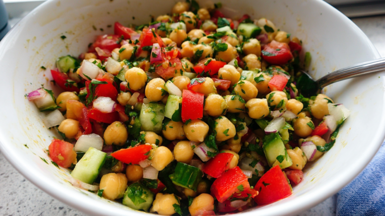 chickpea salad featured