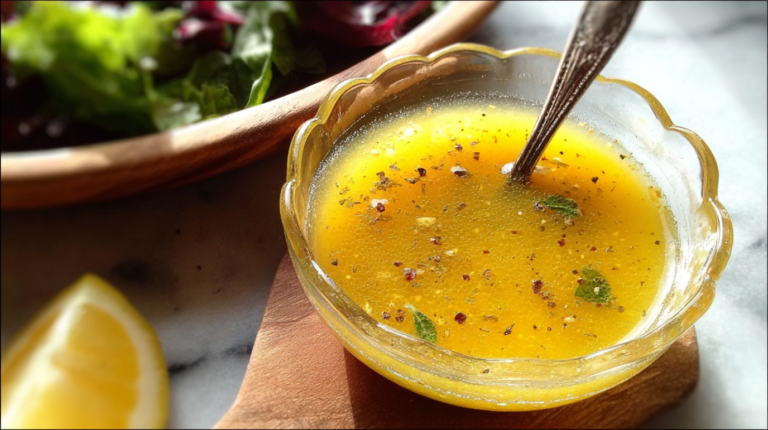 easy lemon vinaigrette featured