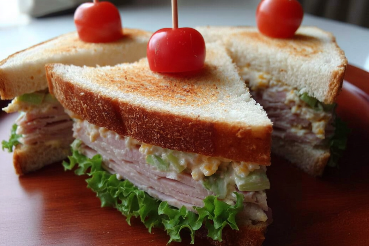 ham salad sandwich recipe featured