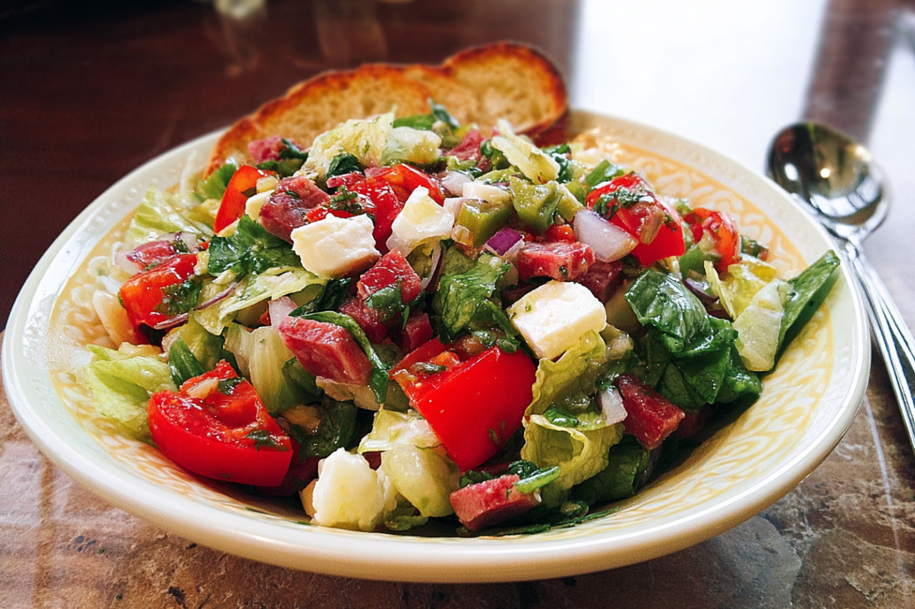 italian chopped salad featured