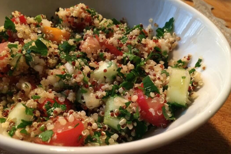 quinoa tabbouleh salad featured