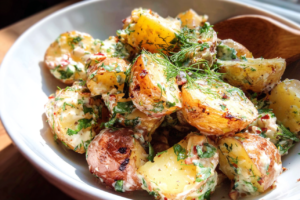 roasted potato salad featured