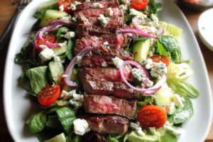 steak salad recipe featured