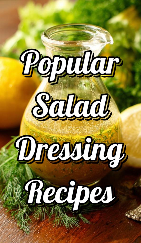 Popular Salad Dressing Recipes