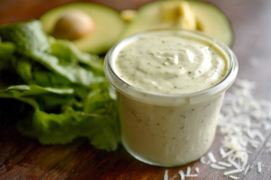 avocado caesar dressing featured
