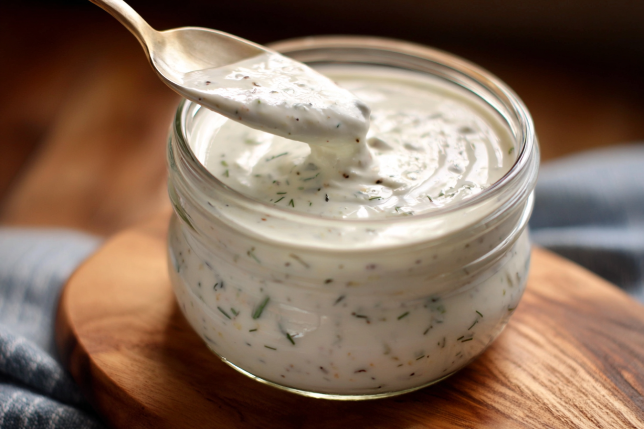 buttermilk ranch dressing recipe featured