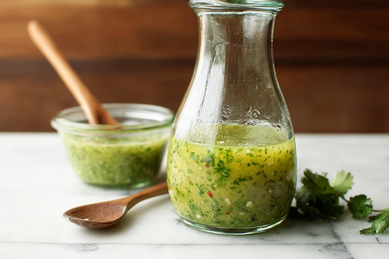 cilantro lime vinaigrette featured