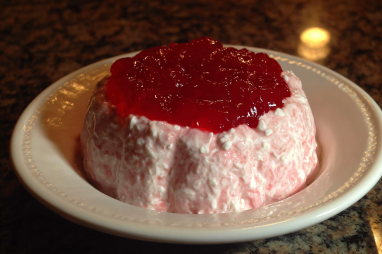 cottage cheese jello salad featured