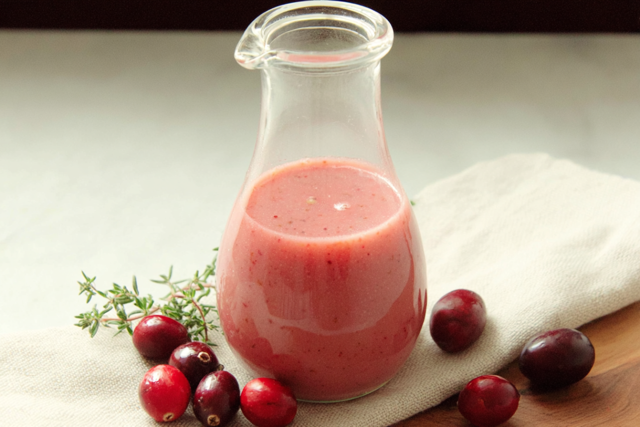 cranberry vinaigrette featured