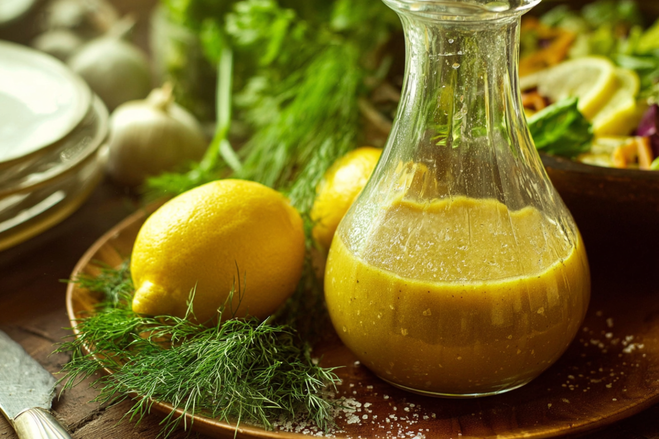 Lemon dill vinaigrette featured