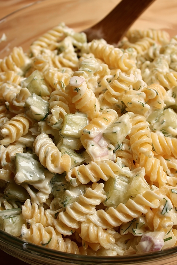 pickle pasta salad -1