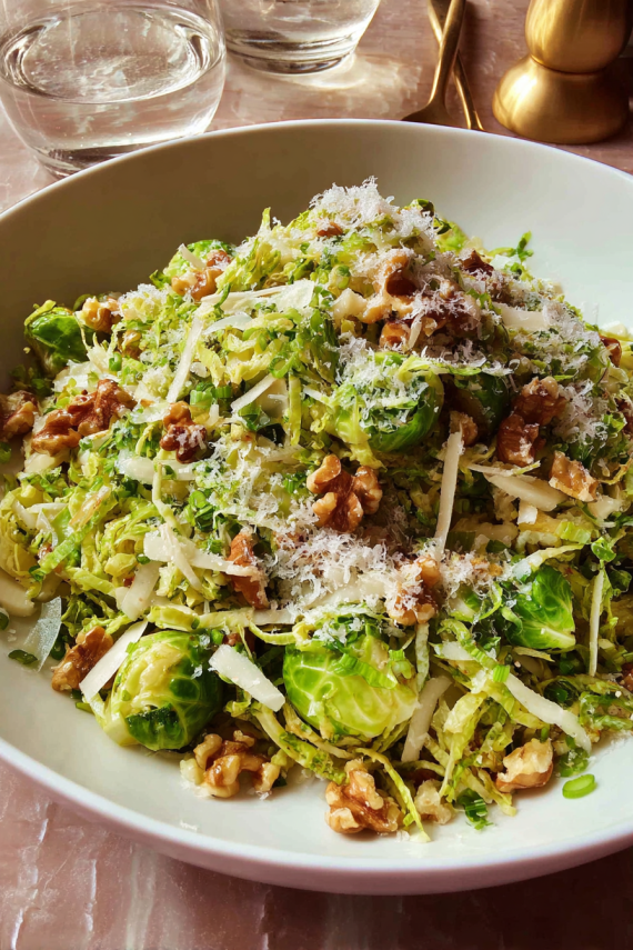 shaved brussel sprout salad -1