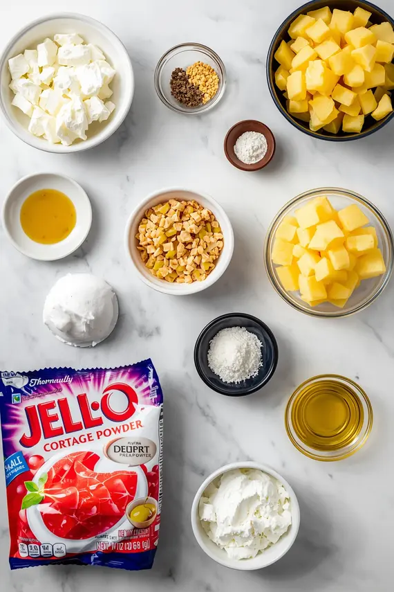 cottage cheese jello salad ingredients