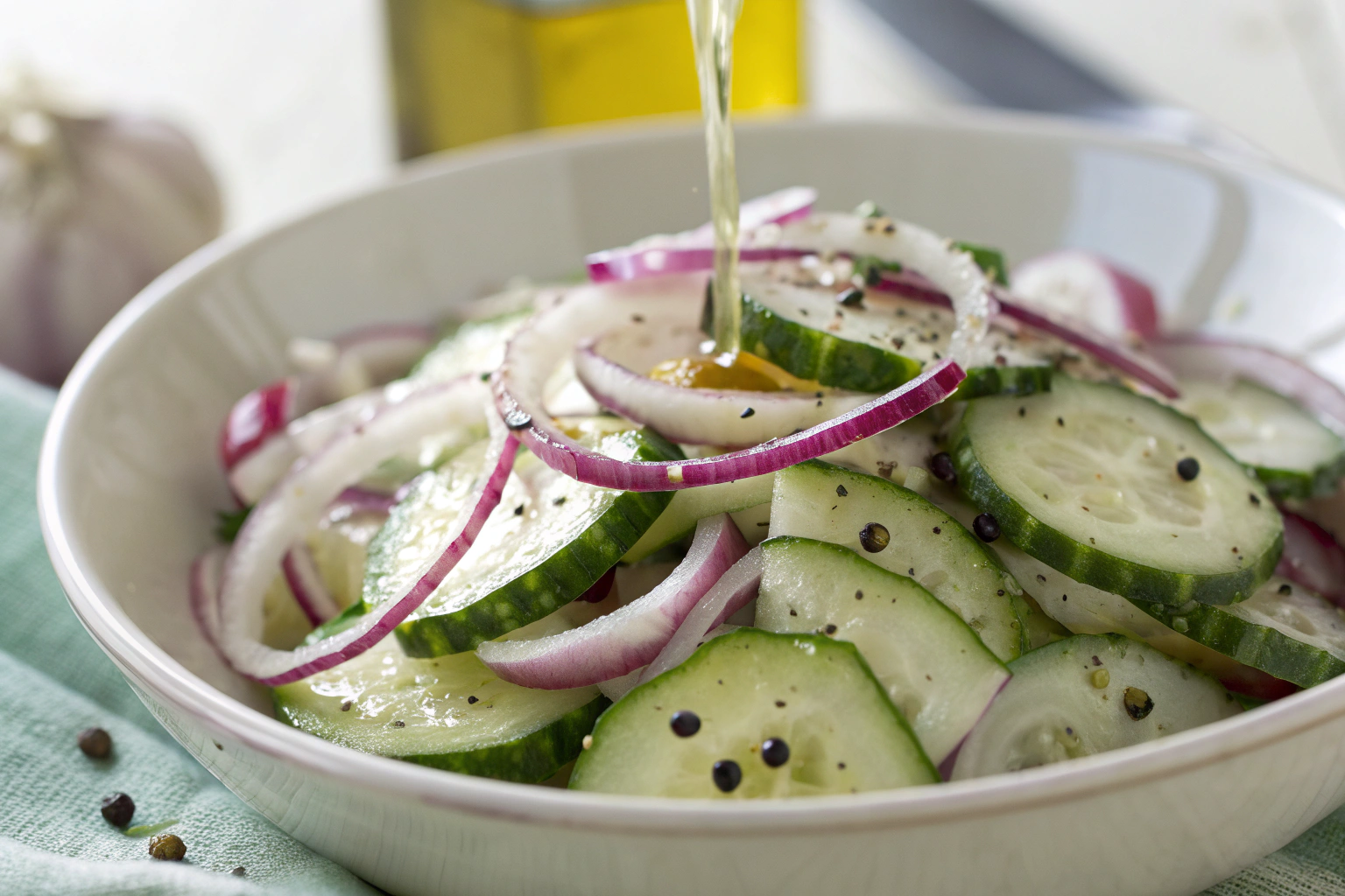 cucumber and onion salad recipe