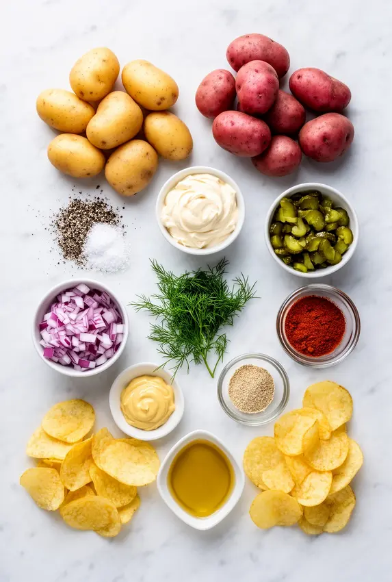dill pickle potato salad ingredients