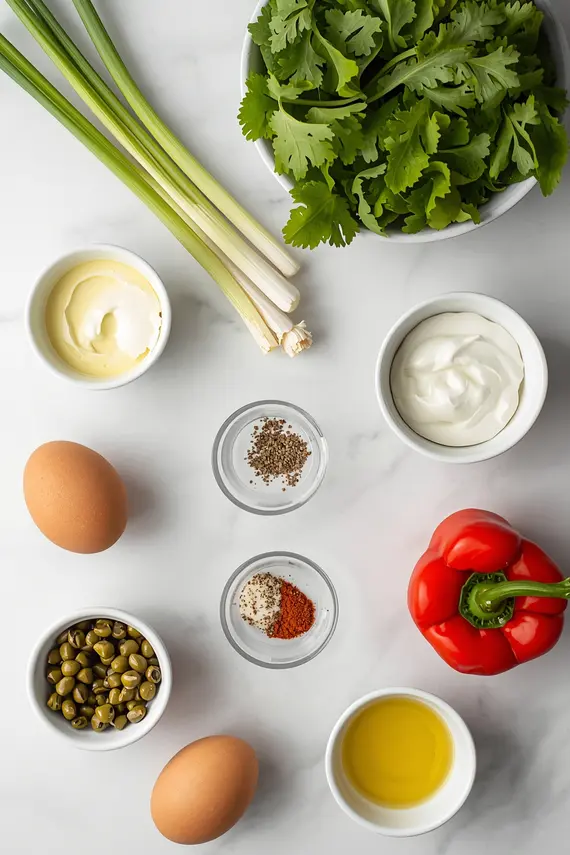 egg and salad recipe ingredients