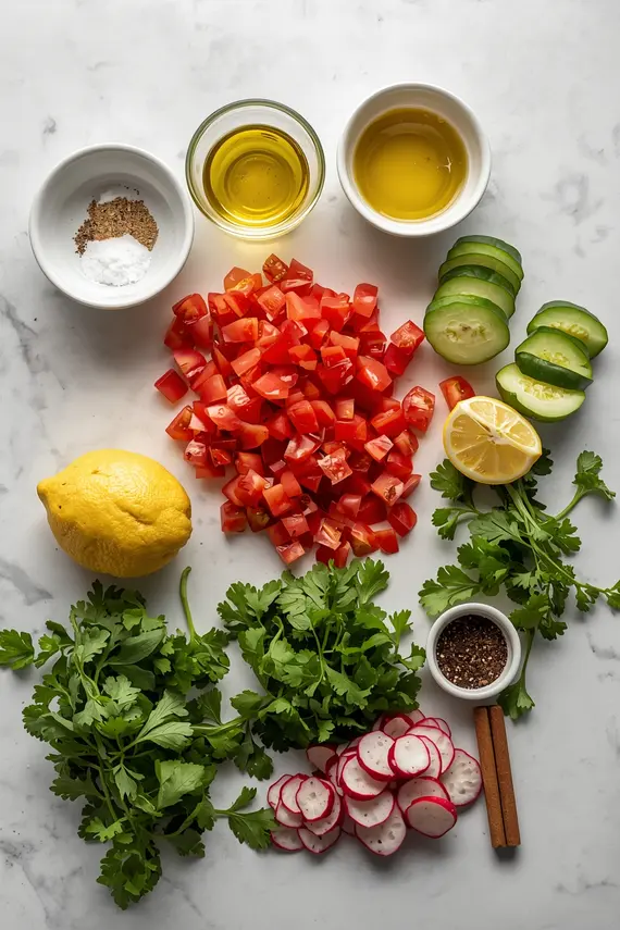 fattoush salad ingredients