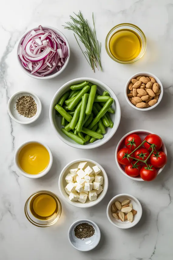 green bean salad recipe ingredients