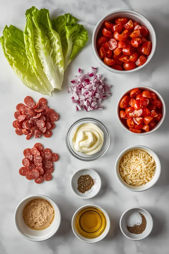 grinder salad ingredients