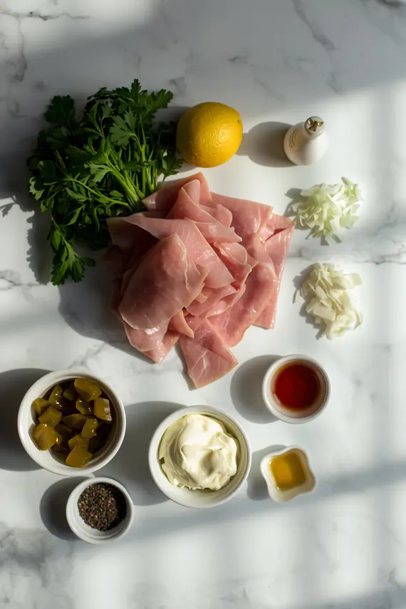 ham salad sandwich recipe ingredients
