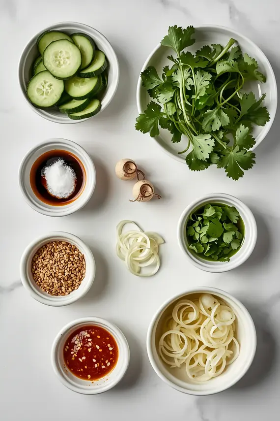 korean cucumber salad ingredients