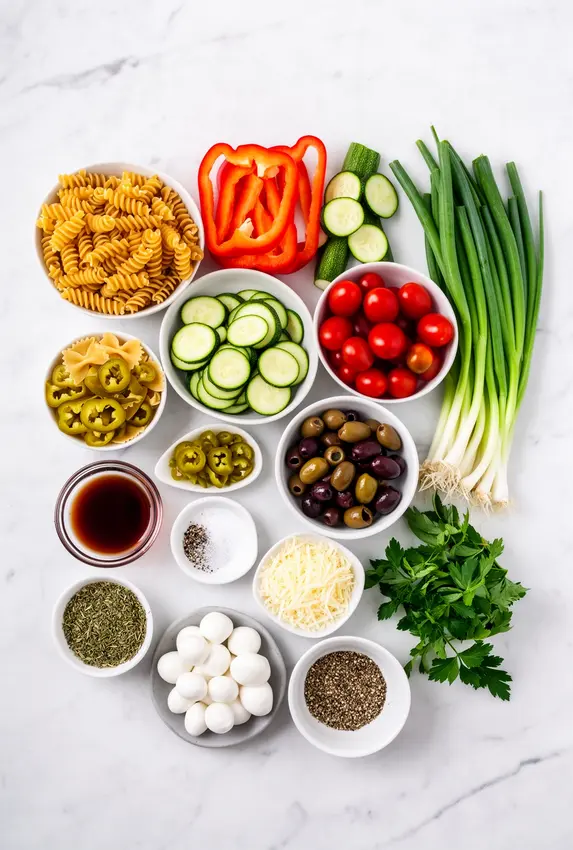 pasta salad ingredients