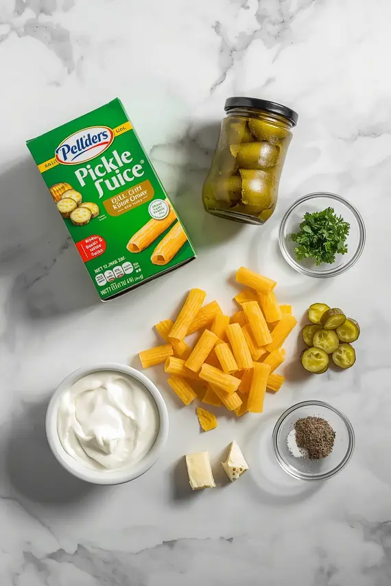 pickle pasta salad ingredients