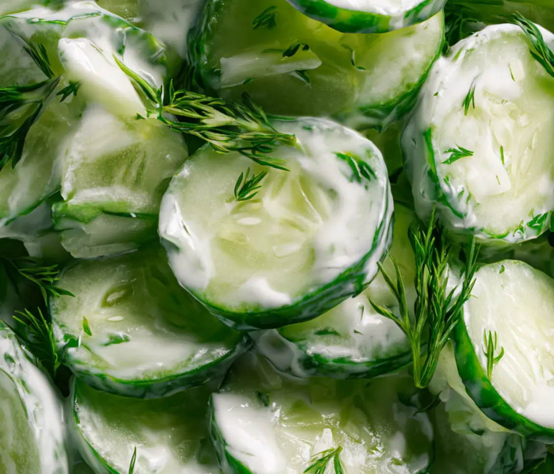 polish cucumber salad