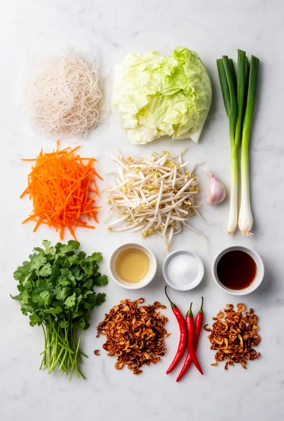 rice noodle salad ingredients