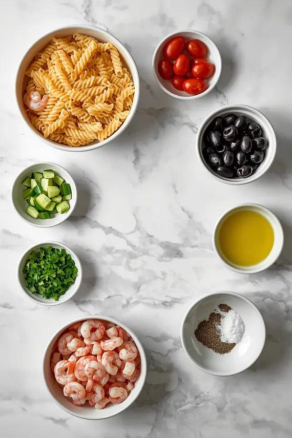 seafood pasta salad recipe ingredients