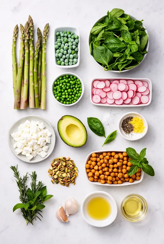 spring green salad ingredients