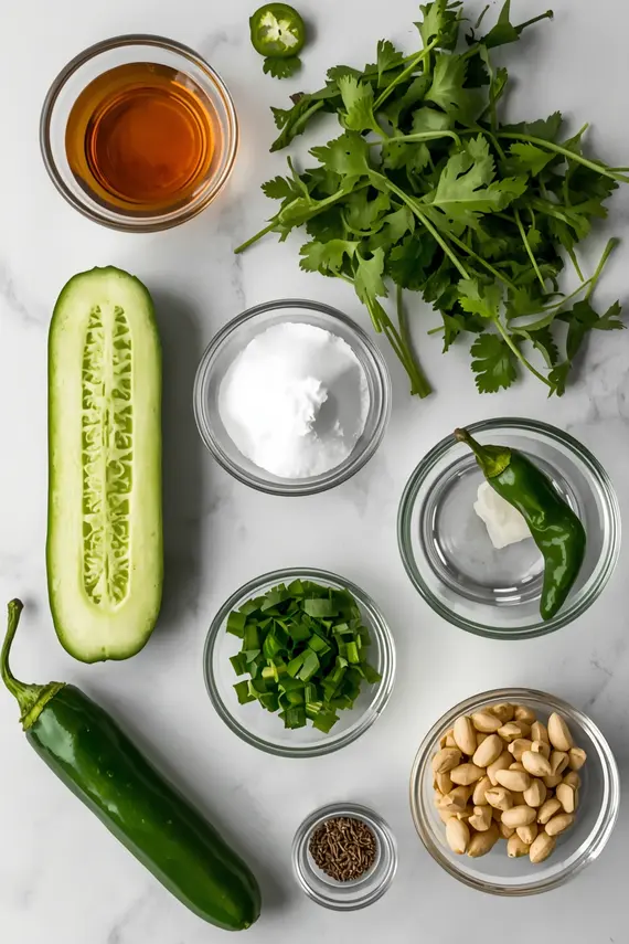 thai cucumber salad ingredients