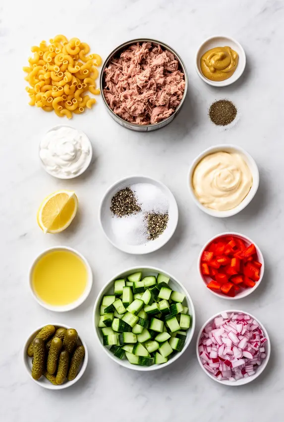 tuna pasta salad ingredients