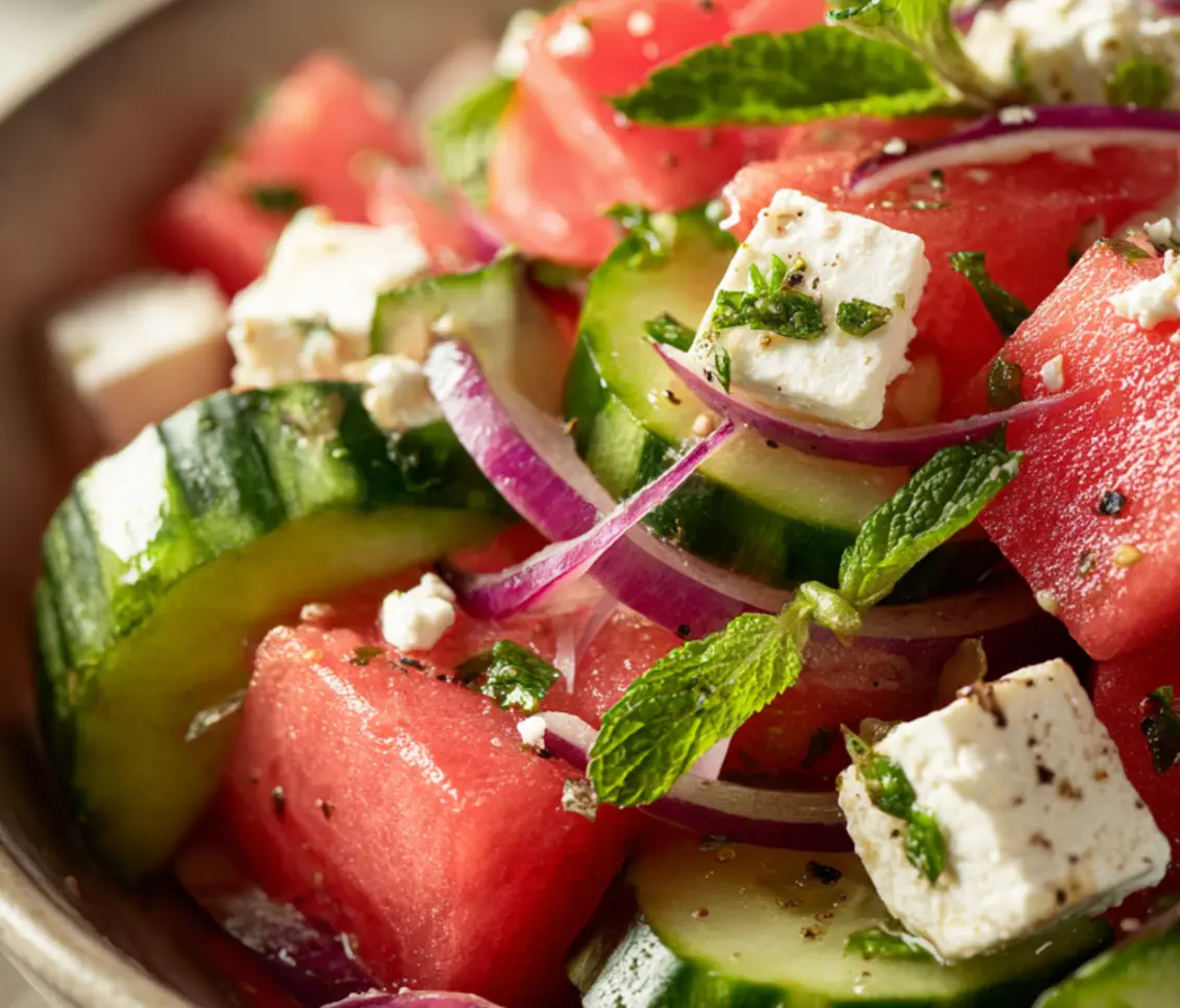 watermelon salad recipe