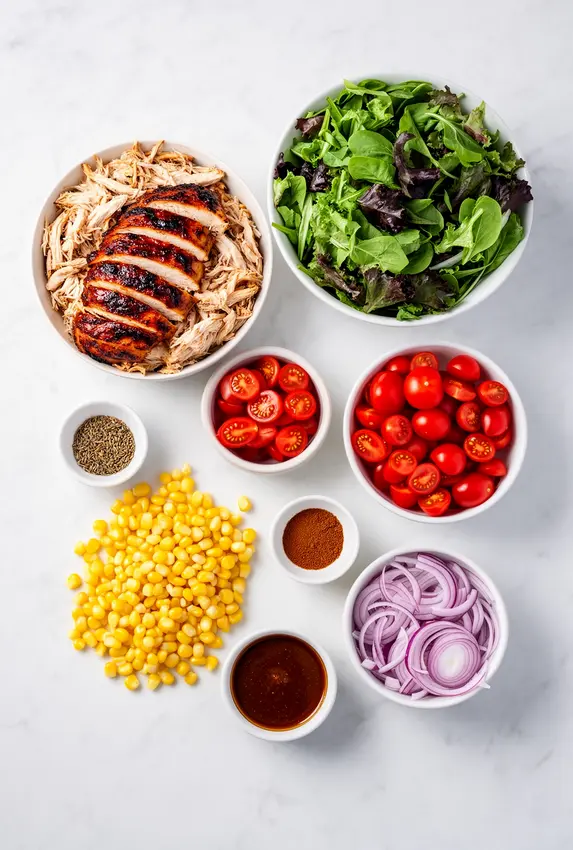 BBQ Chicken Salad Recipe Ingredients