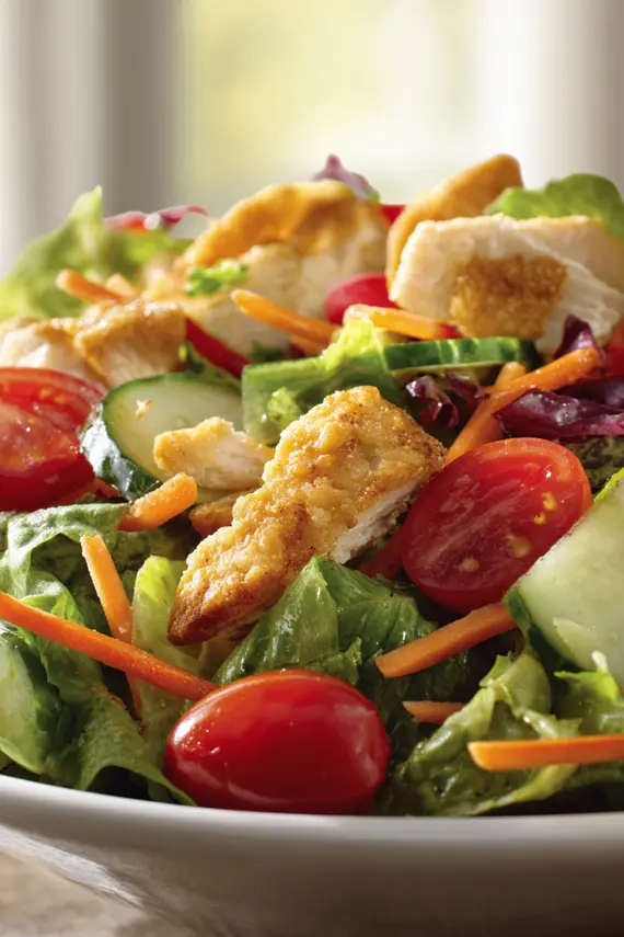 Chick Fil A Market Salad in a bowl with all ingredients displayed beautifully