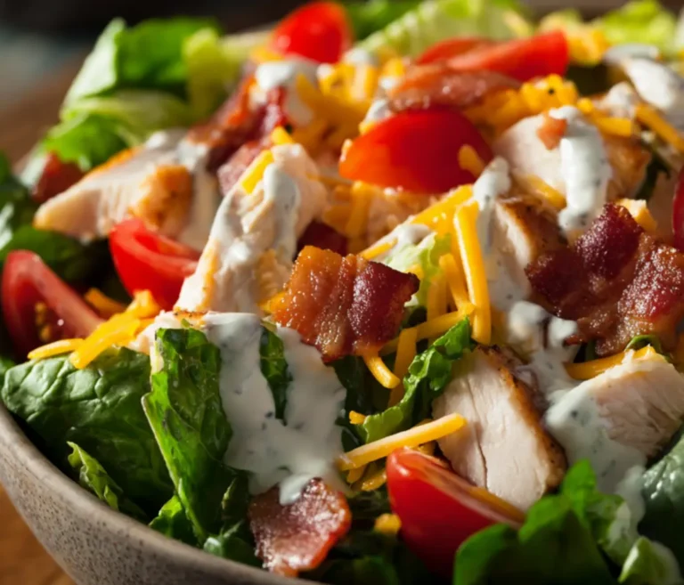 chicken bacon ranch salad