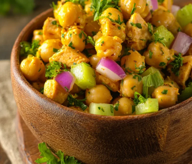 chickpea chicken salad
