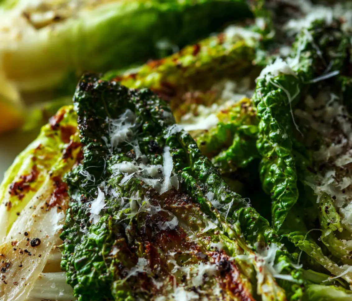 grilled romaine salad