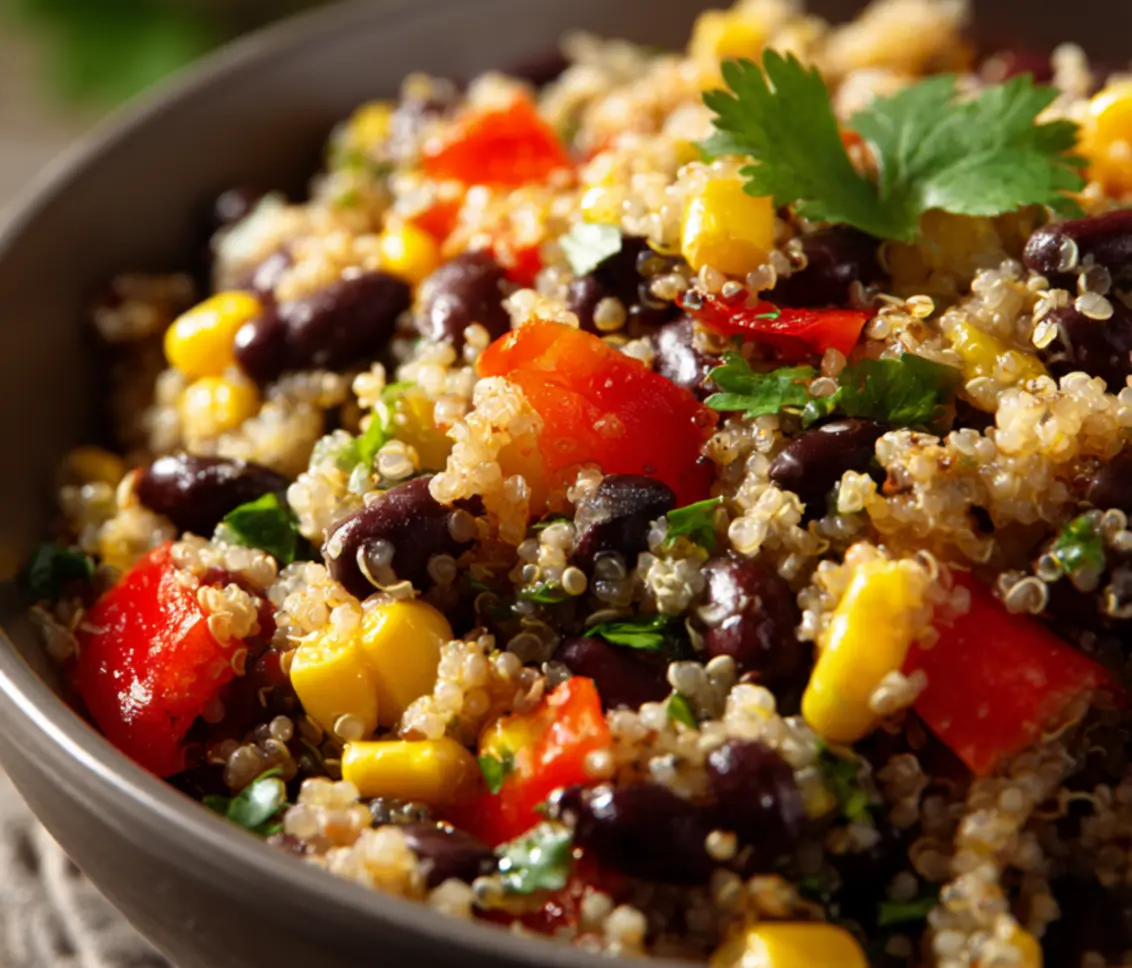 quinoa and black bean salad