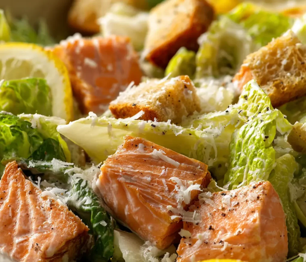 salmon caesar salad