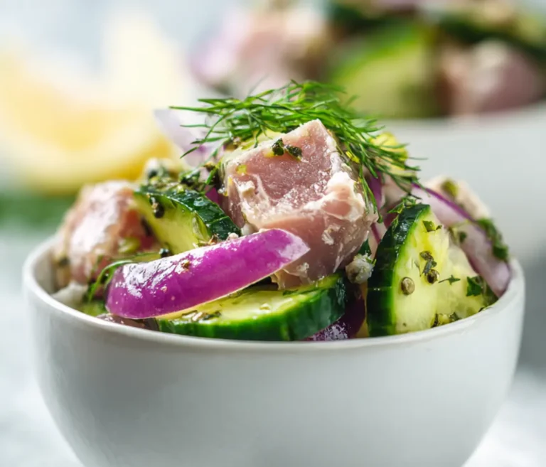 tuna cucumber salad