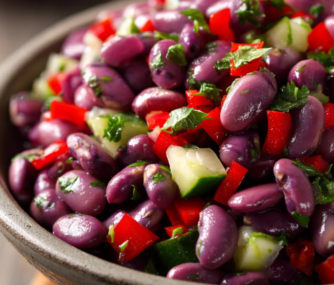 violet witchel dense bean salad